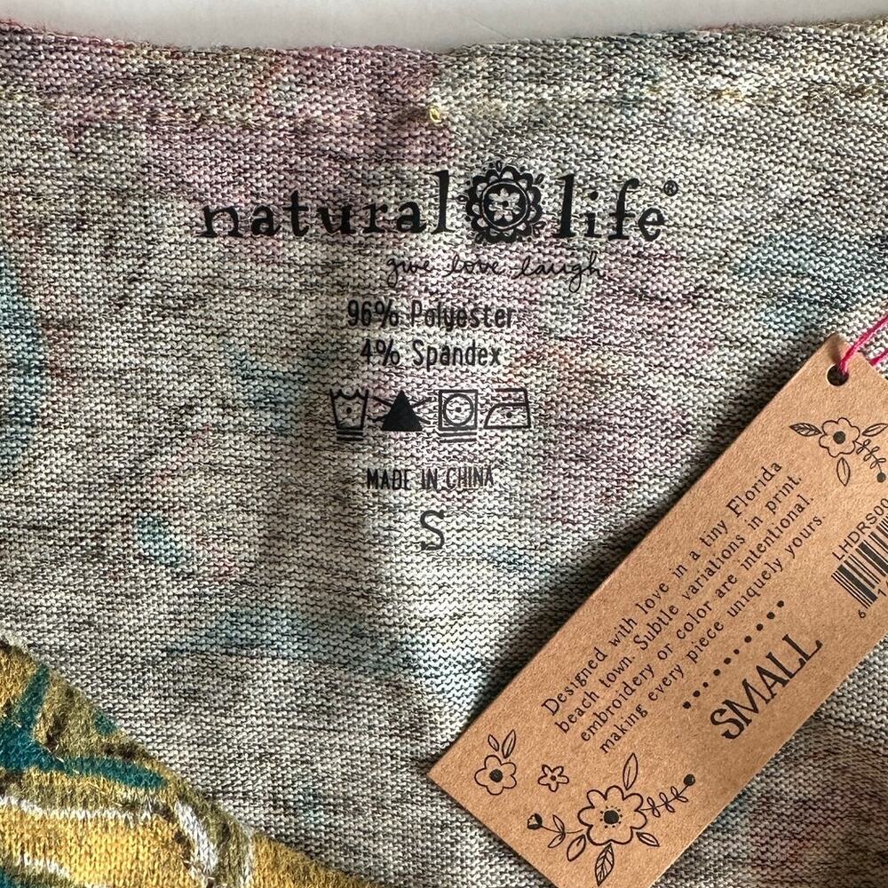 Natural Life NEW Lottie Maxi Dress Womens Small Floral Sweater Knit Boho Cozy - Picture 5 of 9